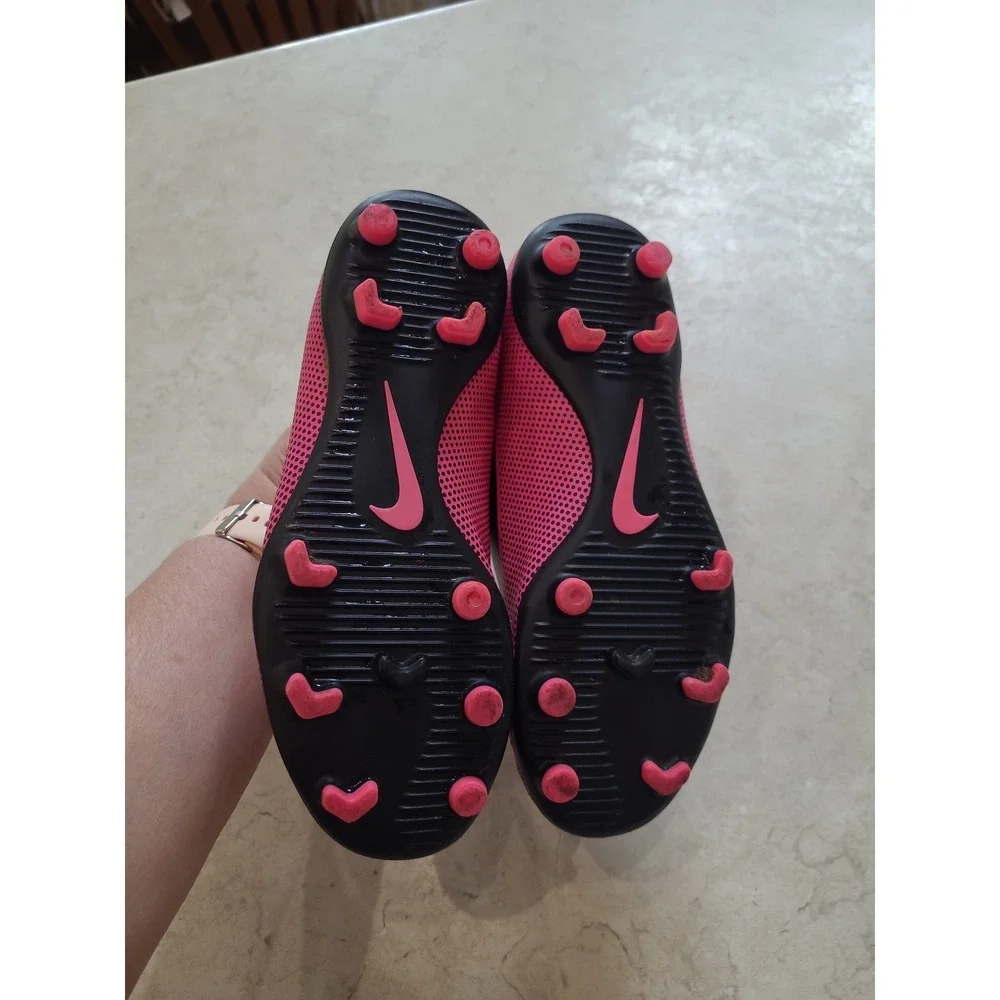 Nike Jr. BRAVATA II FG‎ Youth Size 3Y Soccer Cleats Pink Black Athletic Sports